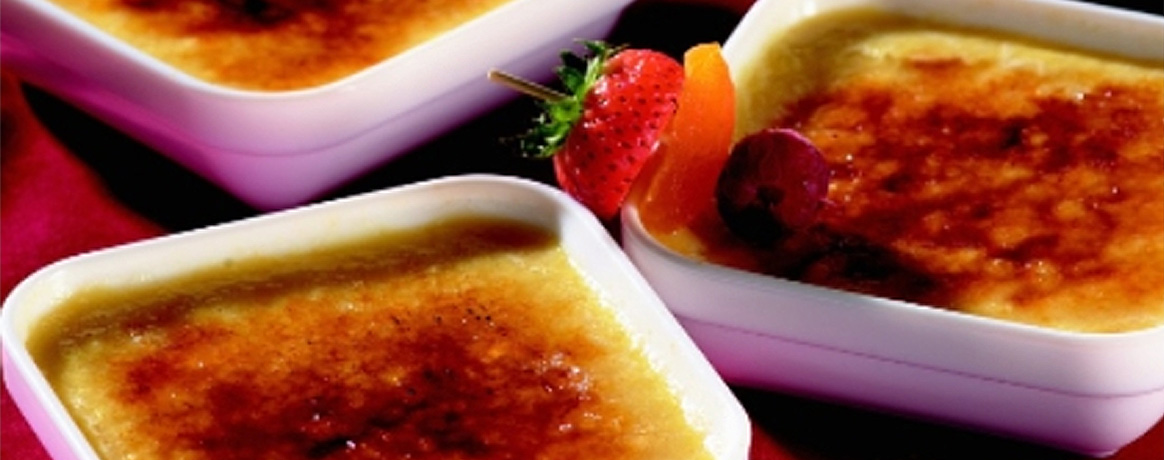 Crème brûlée au Floc de Gascogne rosé